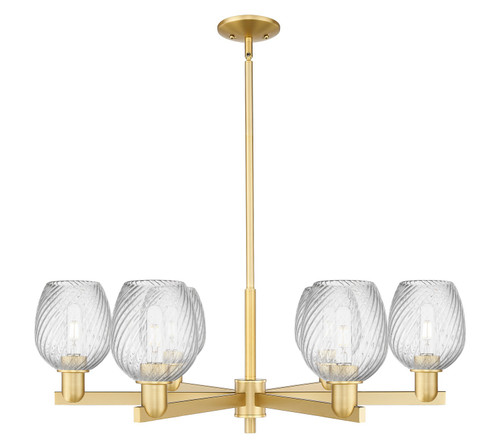 Innovations - 716-6CR-SG-G292 - Six Light Chandelier - Arcadia - Satin Gold
