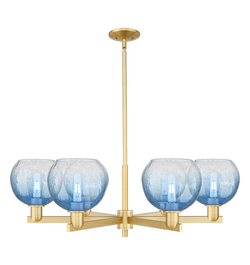 Innovations - 716-6CR-SG-G483-8SB - Six Light Chandelier - Arcadia - Satin Gold