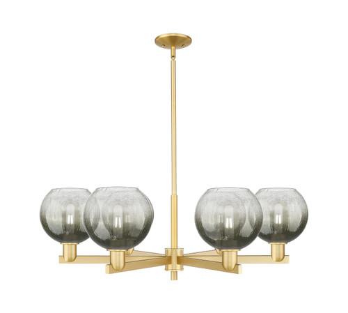 Innovations - 716-6CR-SG-G483-8SL - Six Light Chandelier - Arcadia - Satin Gold