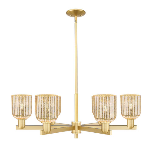 Innovations - 716-6CR-SG-G559-5ME - Six Light Chandelier - Arcadia - Satin Gold