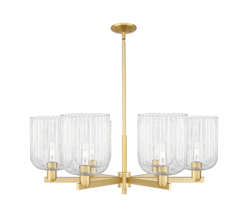 Innovations - 716-6CR-SG-G559-8CL - Six Light Chandelier - Arcadia - Satin Gold