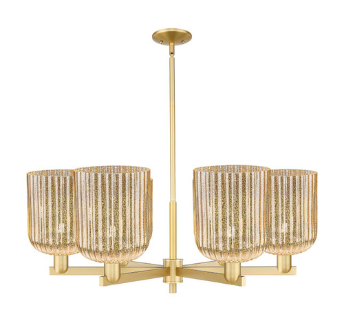 Innovations - 716-6CR-SG-G559-8ME - Six Light Chandelier - Arcadia - Satin Gold
