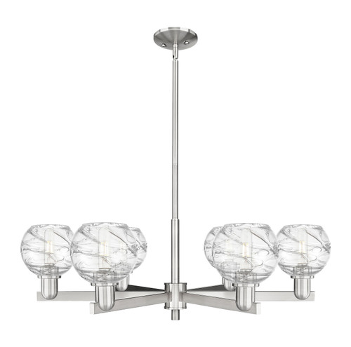 Innovations - 716-6CR-SN-G1213-6CL - Six Light Chandelier - Arcadia - Satin Nickel