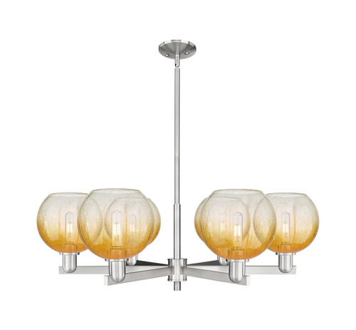 Innovations - 716-6CR-SN-G483-8AM - Six Light Chandelier - Arcadia - Satin Nickel