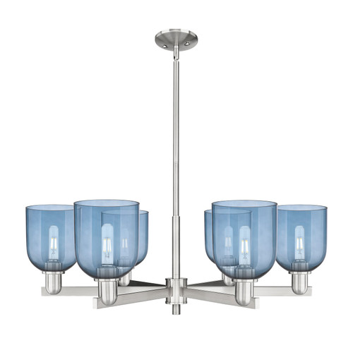 Innovations - 716-6CR-SN-G558-6BL - Six Light Chandelier - Arcadia - Satin Nickel