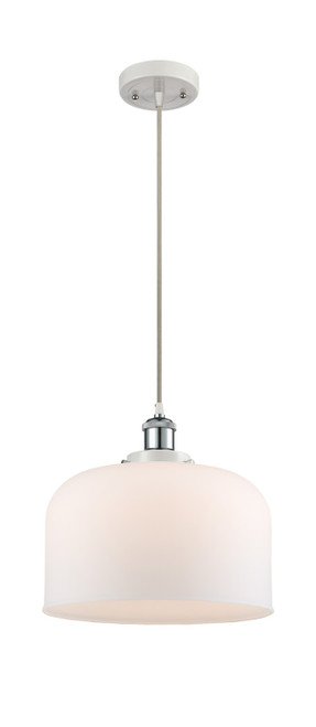 Innovations - 916-1P-WPC-G71-L - One Light Mini Pendant - Ballston Urban - White Polished Chrome