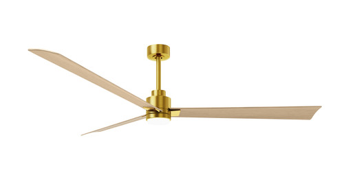 Matthews Fan Company - AKLK-BRBR-LM-72 - 72 Ceiling Fan - Alessandra - LK - Brushed Brass