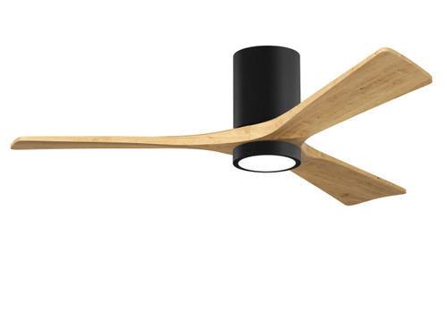 Matthews Fan Company - IR3HLK-BK-LM-52 - 52 Ceiling Fan - Irene-3HLK - Matte Black