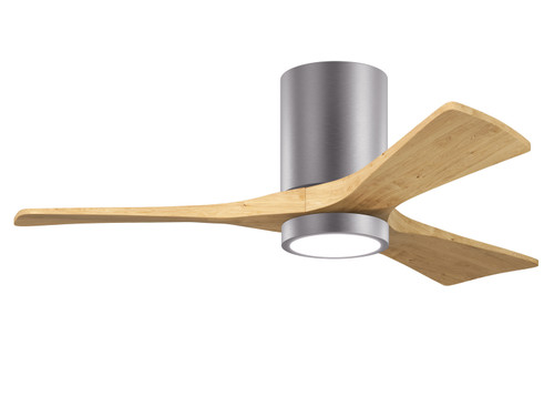 Matthews Fan Company - IR3HLK-BP-LM-42 - 42 Ceiling Fan - Irene-3HLK - Brushed Pewter