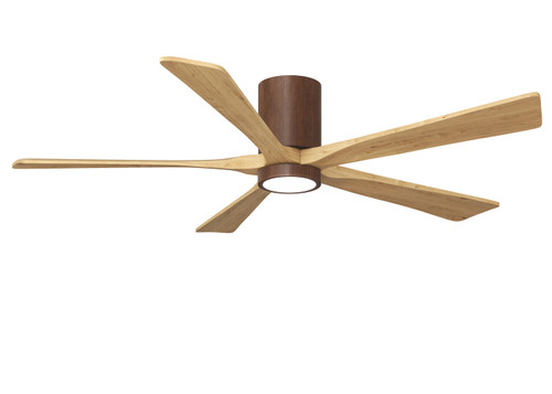 Matthews Fan Company - IR5HLK-WN-LM-60 - 60 Ceiling Fan - Irene-5HLK - Walnut Tone