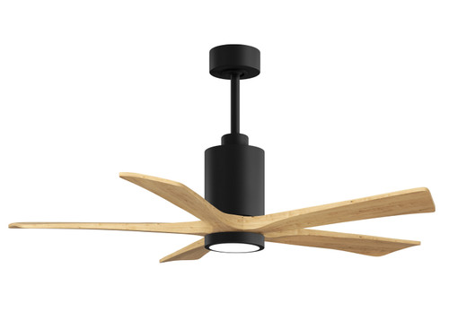 Matthews Fan Company - PA5-BK-LM-52 - 52 Ceiling Fan - Patricia-5 - Matte Black