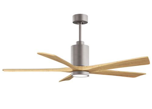 Matthews Fan Company - PA5-BN-LM-60 - 60 Ceiling Fan - Patricia-5 - Brushed Nickel