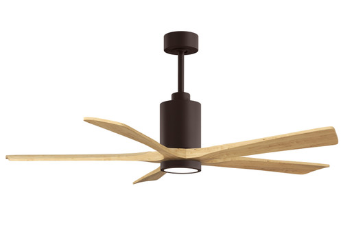 Matthews Fan Company - PA5-TB-LM-60 - 60 Ceiling Fan - Patricia-5 - Textured Bronze