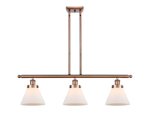 manufacturer_finish:Antique Copper|manufacturer_glass:Cased Matte White Large Cone|light_output:220.00lm|color_temperature:2200K|cri:99