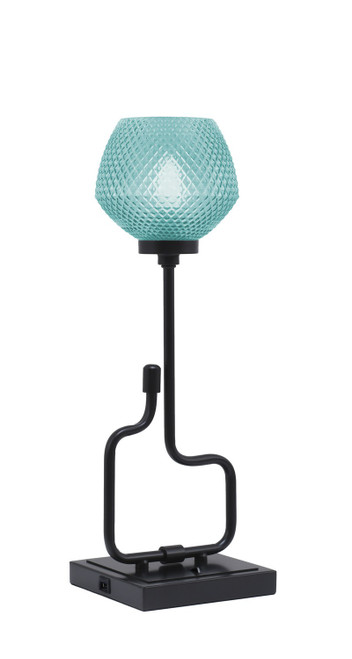 Toltec Lighting - 60-MB-4625 - One Light Accent Lamp - Sandia - Matte Black
