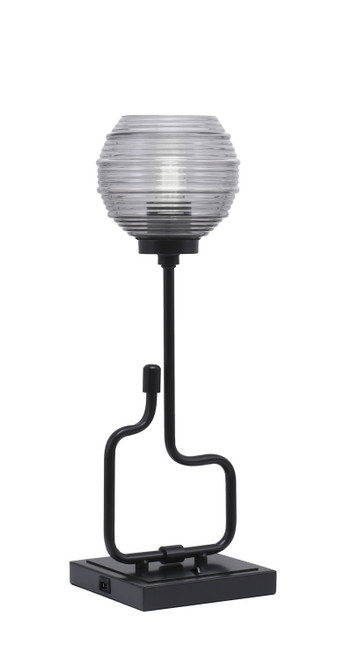 Toltec Lighting - 60-MB-5112 - One Light Accent Lamp - Sandia - Matte Black