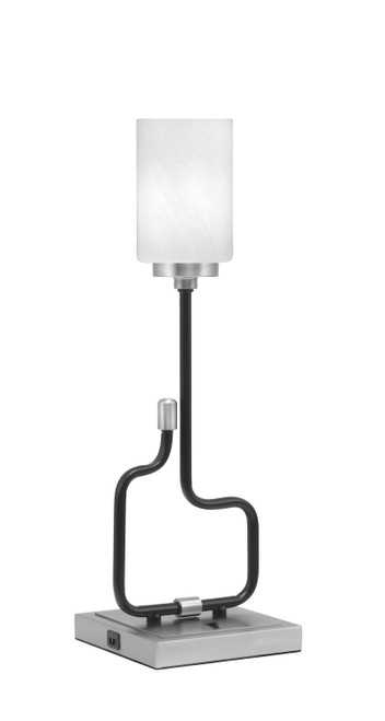 Toltec Lighting - 60-MBGP-3001 - One Light Accent Lamp - Sandia - Matte Black & Graphite