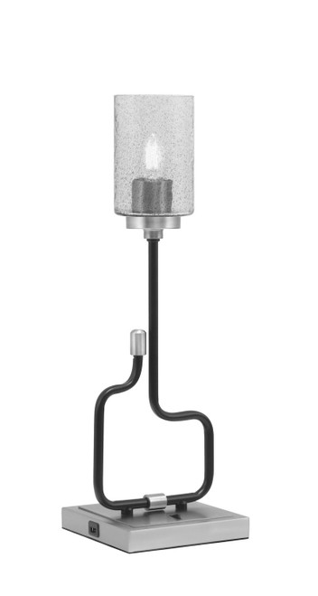 Toltec Lighting - 60-MBGP-3002 - One Light Accent Lamp - Sandia - Matte Black & Graphite