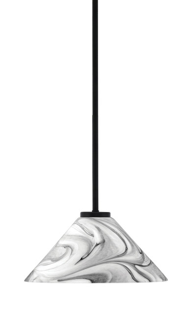 Toltec Lighting - 6201-MB-2129 - One Light Mini Pendant - Sandia - Matte Black