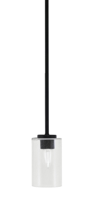 Toltec Lighting - 6201-MB-300 - One Light Mini Pendant - Sandia - Matte Black