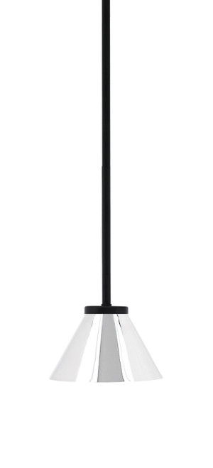 Toltec Lighting - 6201-MB-421-CH - One Light Mini Pendant - Sandia - Matte Black