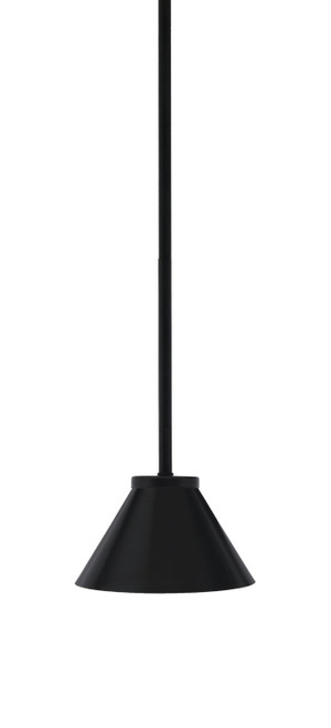 Toltec Lighting - 6201-MB-421-MB - One Light Mini Pendant - Sandia - Matte Black