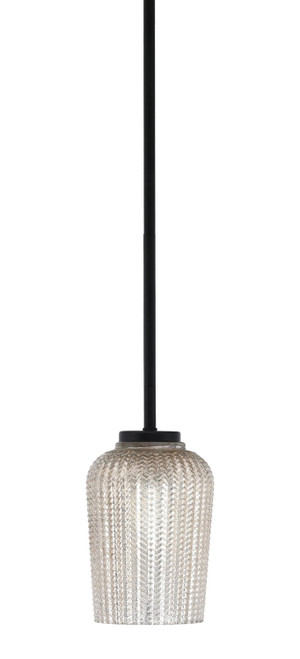 Toltec Lighting - 6201-MB-4253 - One Light Mini Pendant - Sandia - Matte Black