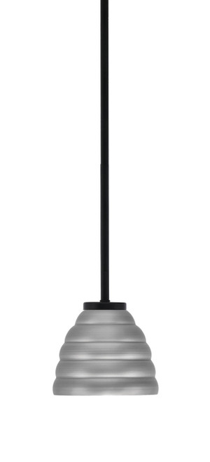 Toltec Lighting - 6201-MB-425-GP - One Light Mini Pendant - Sandia - Matte Black