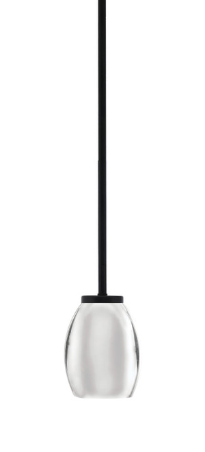 Toltec Lighting - 6201-MB-426-CH - One Light Mini Pendant - Sandia - Matte Black
