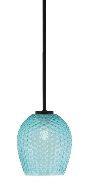 Toltec Lighting - 6201-MB-4905 - One Light Mini Pendant - Sandia - Matte Black