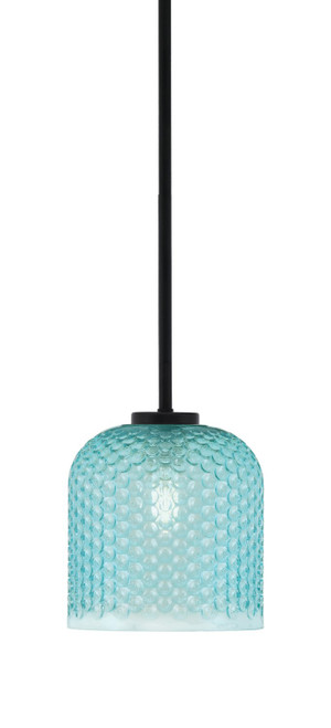 Toltec Lighting - 6201-MB-4915 - One Light Mini Pendant - Sandia - Matte Black