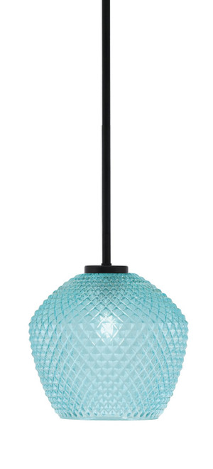 Toltec Lighting - 6201-MB-4925 - One Light Mini Pendant - Sandia - Matte Black