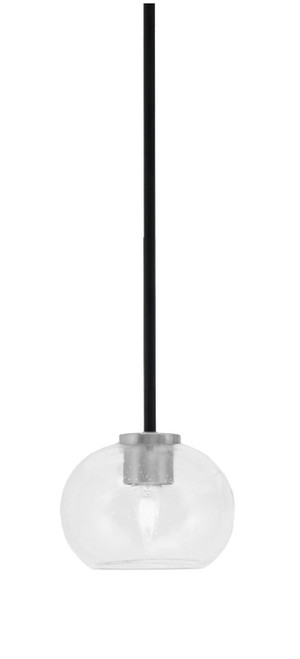 Toltec Lighting - 6201-MBGP-202 - One Light Mini Pendant - Sandia - Matte Black & Graphite