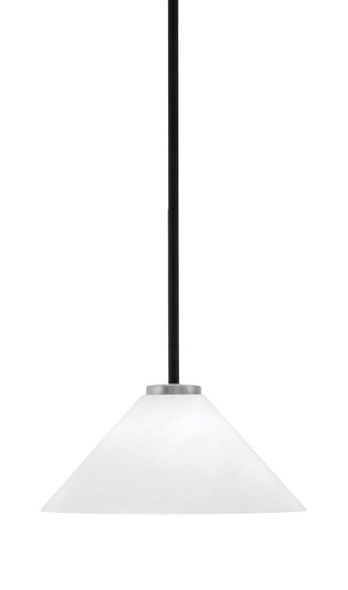Toltec Lighting - 6201-MBGP-2121 - One Light Mini Pendant - Sandia - Matte Black & Graphite