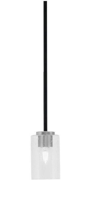 Toltec Lighting - 6201-MBGP-300 - One Light Mini Pendant - Sandia - Matte Black & Graphite