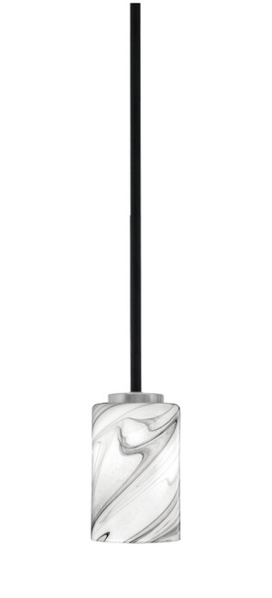 Toltec Lighting - 6201-MBGP-3009 - One Light Mini Pendant - Sandia - Matte Black & Graphite