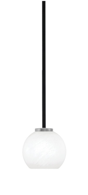 Toltec Lighting - 6201-MBGP-4101 - One Light Mini Pendant - Sandia - Matte Black & Graphite