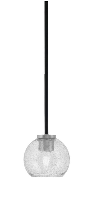 Toltec Lighting - 6201-MBGP-4102 - One Light Mini Pendant - Sandia - Matte Black & Graphite