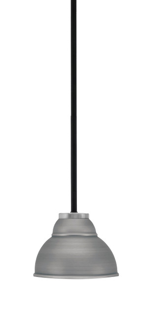 Toltec Lighting - 6201-MBGP-427-GP - One Light Mini Pendant - Sandia - Matte Black & Graphite