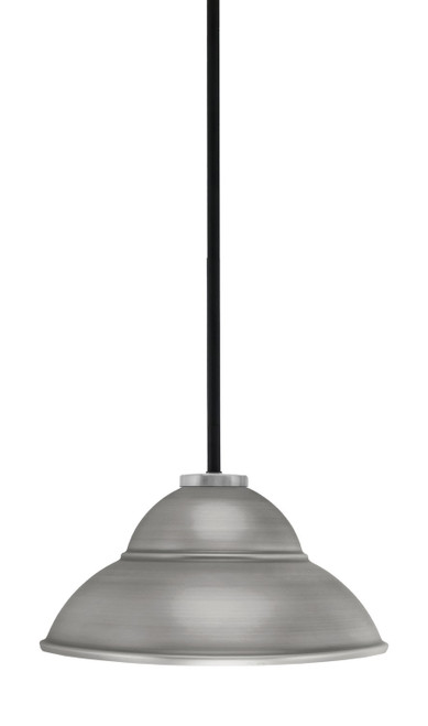 Toltec Lighting - 6201-MBGP-428-GP - One Light Pendant - Sandia - Matte Black & Graphite