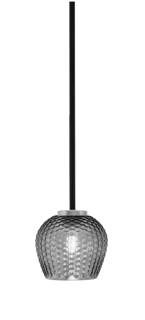 Toltec Lighting - 6201-MBGP-4602 - One Light Mini Pendant - Sandia - Matte Black & Graphite