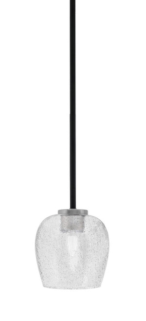 Toltec Lighting - 6201-MBGP-4812 - One Light Mini Pendant - Sandia - Matte Black & Graphite