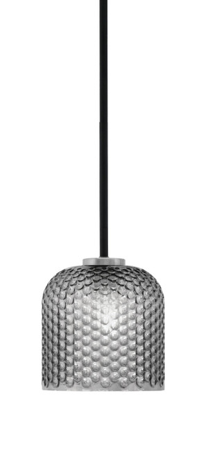 Toltec Lighting - 6201-MBGP-4912 - One Light Mini Pendant - Sandia - Matte Black & Graphite