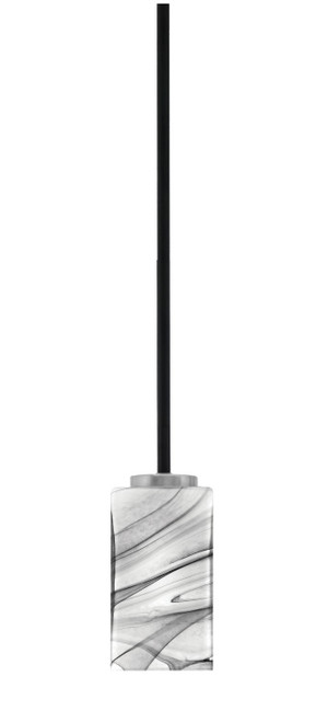Toltec Lighting - 6201-MBGP-549 - One Light Mini Pendant - Sandia - Matte Black & Graphite