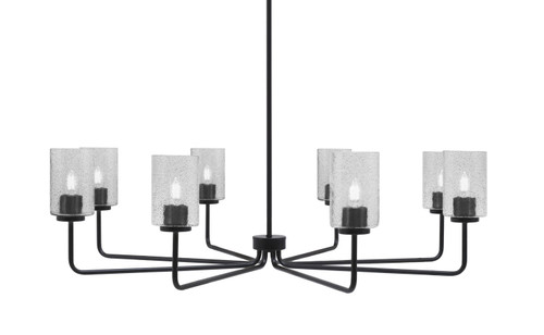 Toltec Lighting - 6208-MB-3002 - Eight Light Chandelier - Sandia - Matte Black