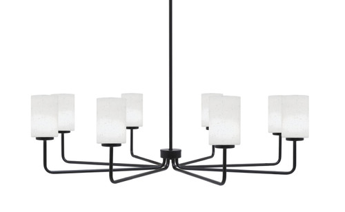 Toltec Lighting - 6208-MB-310 - Eight Light Chandelier - Sandia - Matte Black