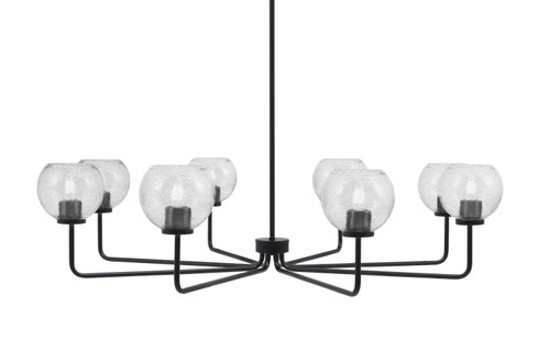 Toltec Lighting - 6208-MB-4102 - Eight Light Chandelier - Sandia - Matte Black