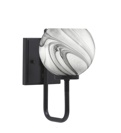 Toltec Lighting - 6221-MB-4109 - One Light Wall Sconce - Sandia - Matte Black