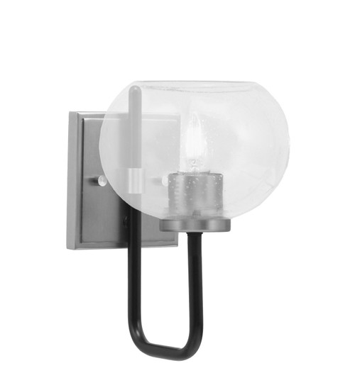 Toltec Lighting - 6221-MBGP-202 - One Light Wall Sconce - Sandia - Matte Black & Graphite