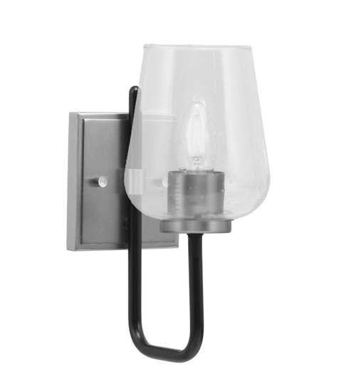Toltec Lighting - 6221-MBGP-210 - One Light Wall Sconce - Sandia - Matte Black & Graphite